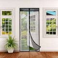 Screen Door Magnetic Tear-Resistant Mesh & Hands-Free Closure