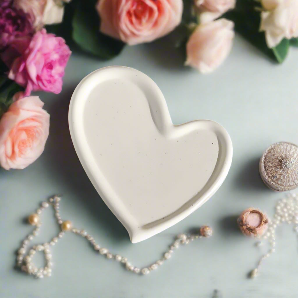 Sculpted Ceramic Jewelry Tray (Ring & Earring Organizer)