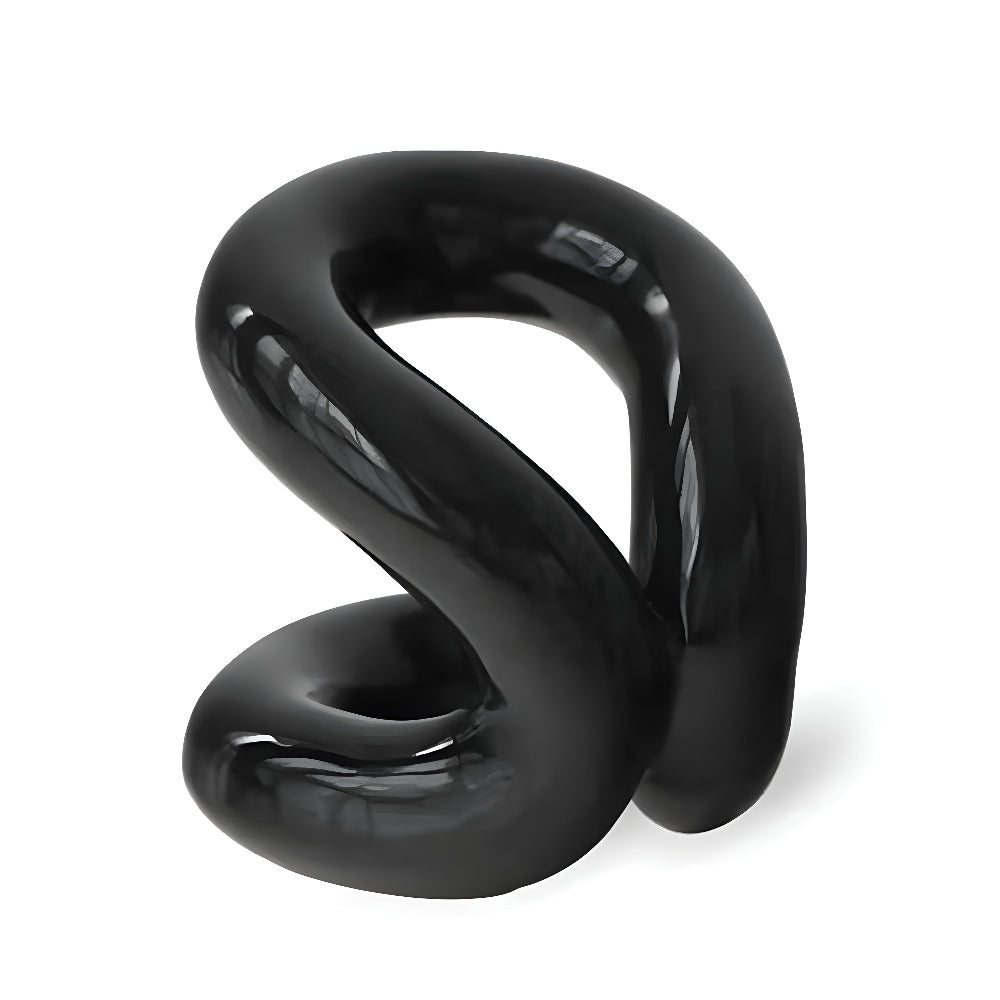 Sculpted Knot Ceramic Vanity & Desk Organizer