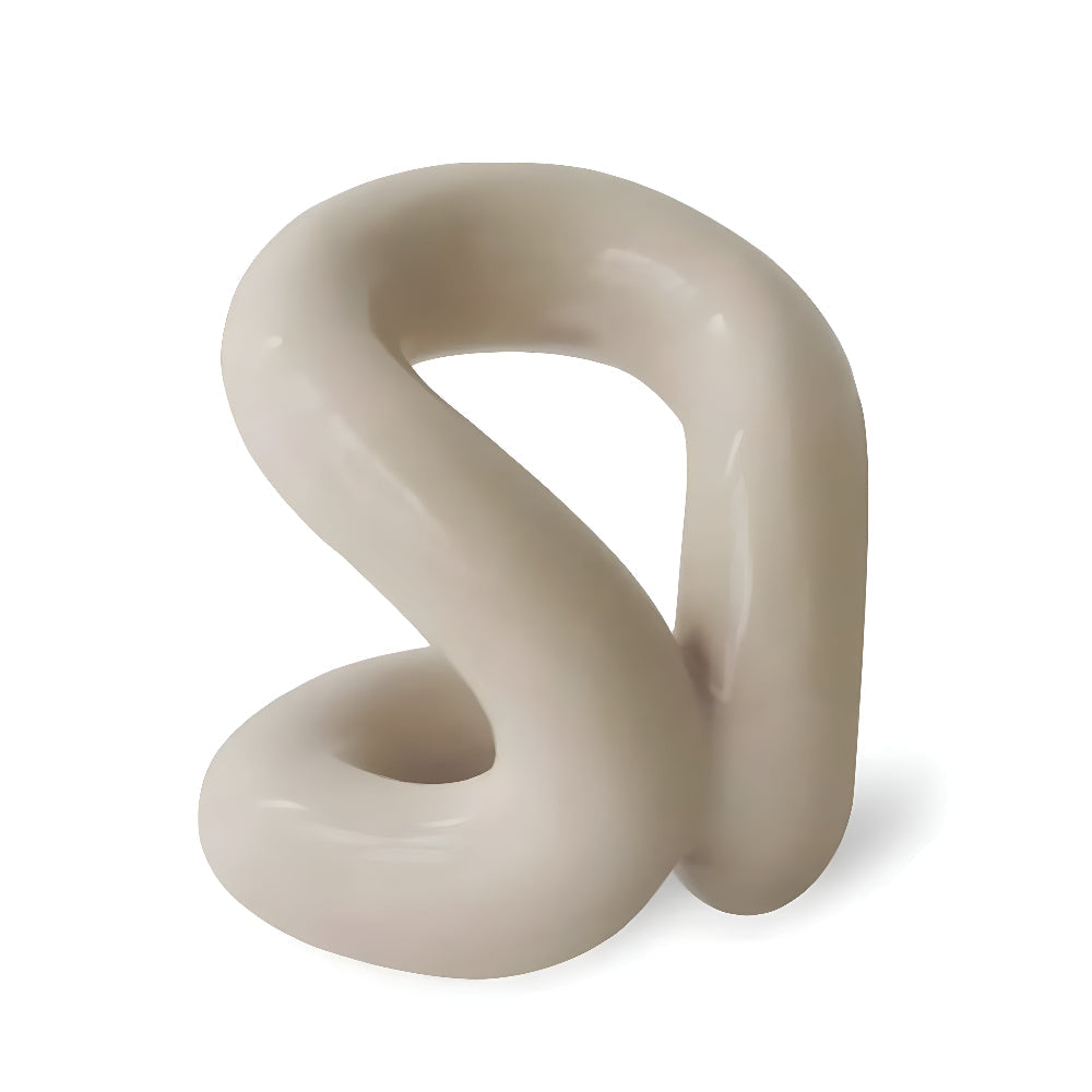 Sculpted Knot Ceramic Vanity & Desk Organizer