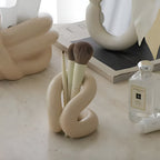 Sculpted Knot Ceramic Vanity & Desk Organizer