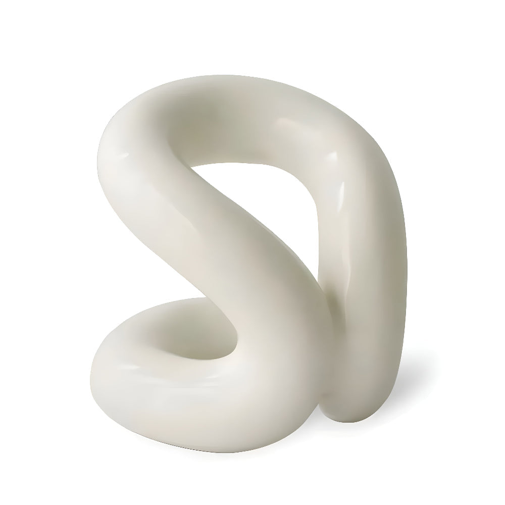 Sculpted Knot Ceramic Vanity & Desk Organizer