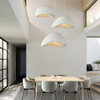 Sculptural Downward-Focused Damp-Rated Pendant Light (Hardwired)