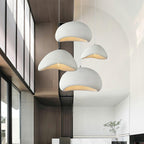 Sculptural Downward-Focused Damp-Rated Pendant Light (Hardwired)