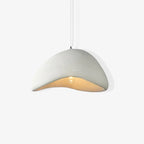 Sculptural Downward-Focused Damp-Rated Pendant Light (Hardwired)