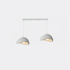 Sculptural Downward-Focused Damp-Rated Pendant Light (Hardwired)