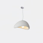 Sculptural Downward-Focused Damp-Rated Pendant Light (Hardwired)