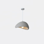Sculptural Downward-Focused Damp-Rated Pendant Light (Hardwired)