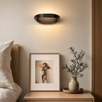 Sculptural Iron Enamel LED Wall Sconce (Rotatable)
