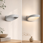 Sculptural Iron Enamel LED Wall Sconce (Rotatable)