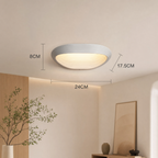 Sculptural Iron Enamel LED Wall Sconce (Rotatable)