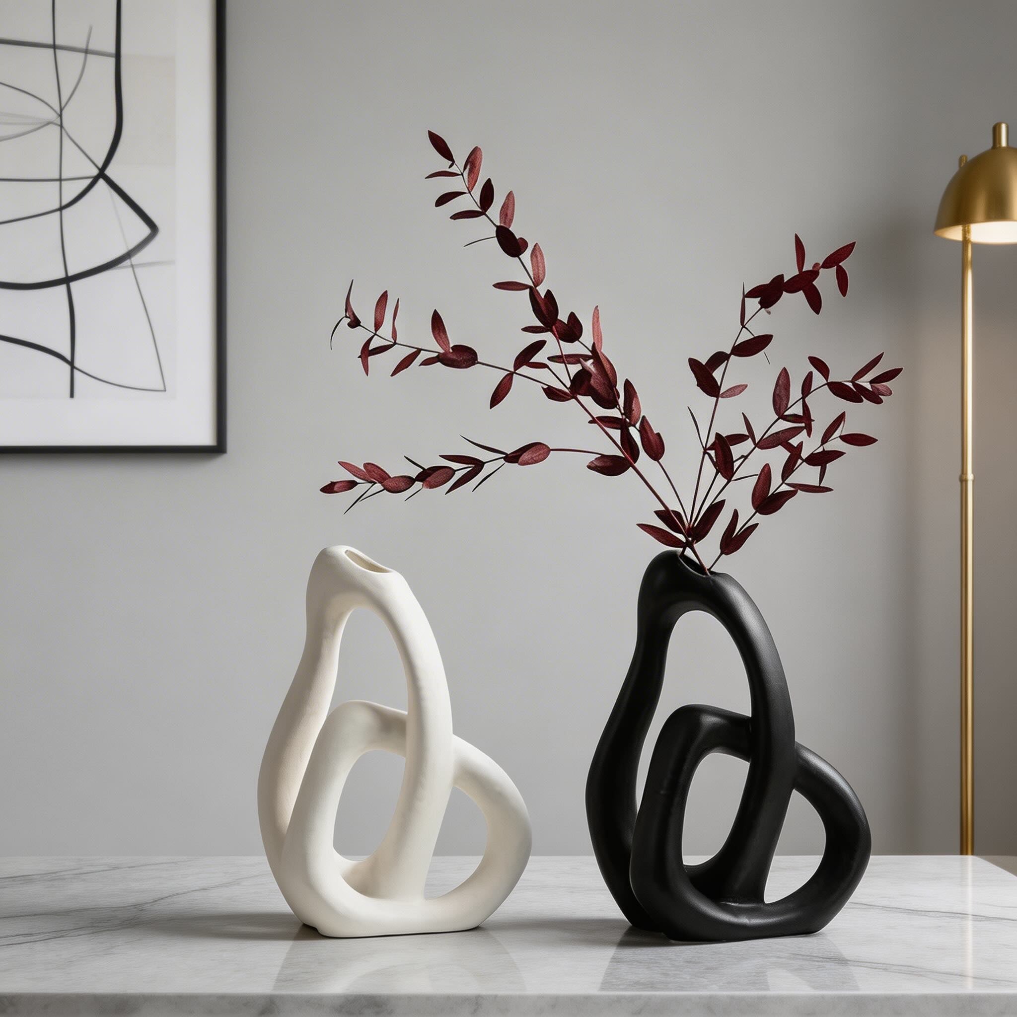Sculptural Irregular Ceramic Vase