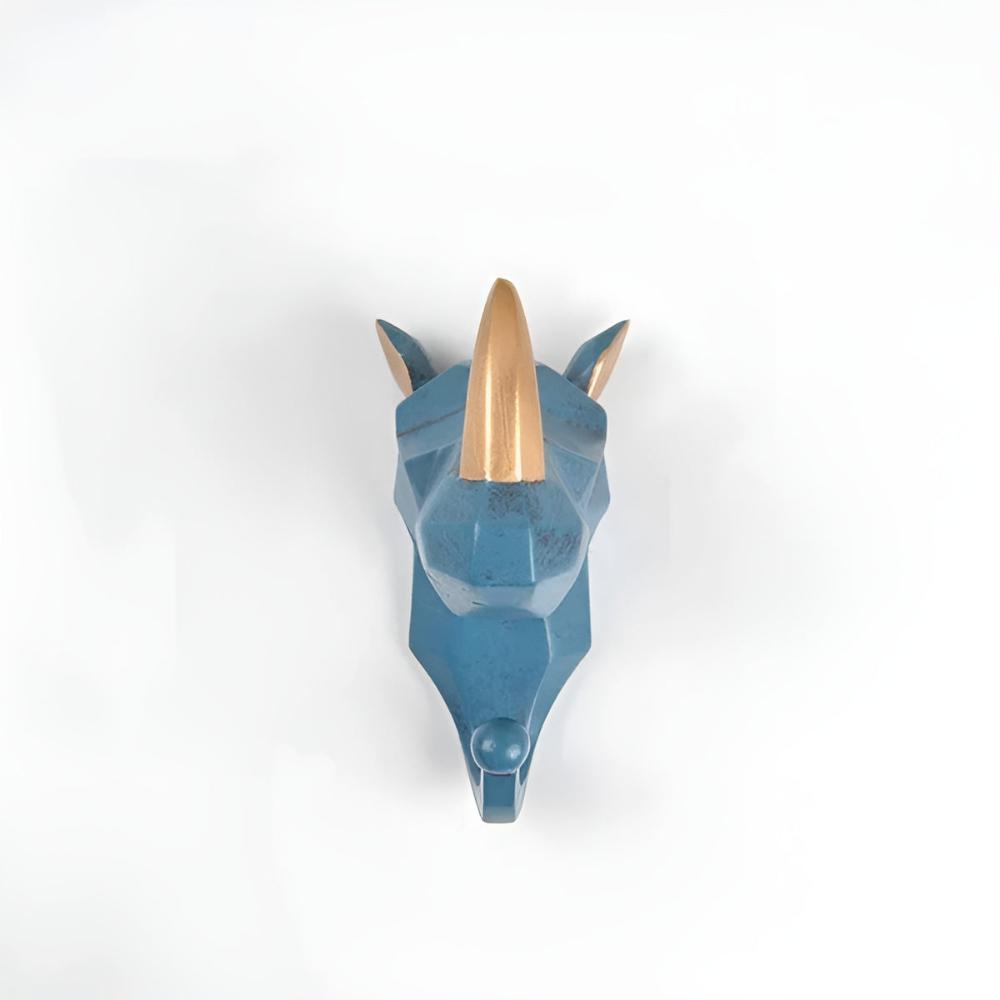 Sculptural Resin Animal Wall Hook (11 lb Capacity)