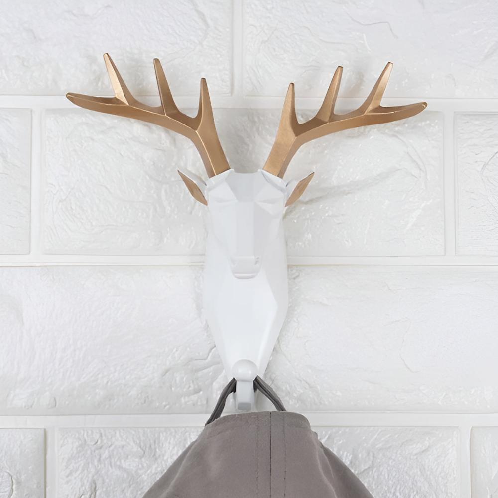 Sculptural Resin Animal Wall Hook (11 lb Capacity)