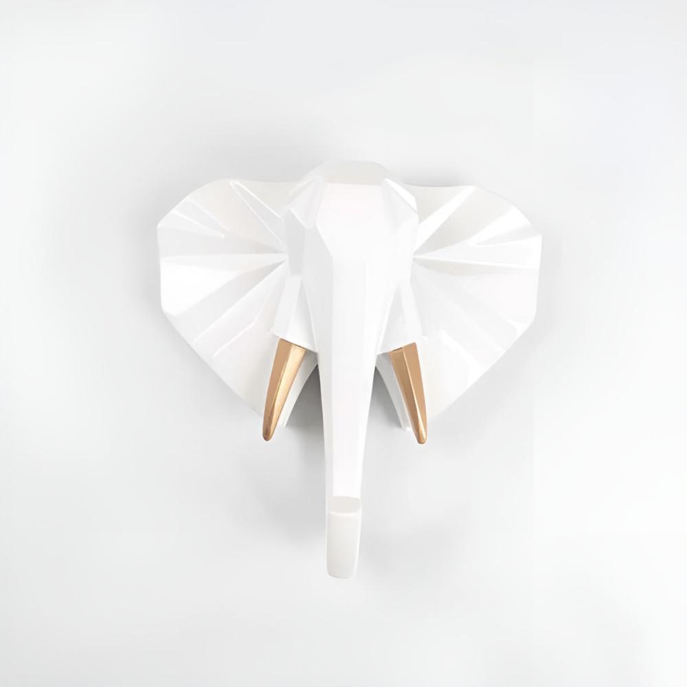 Sculptural Resin Animal Wall Hook (11 lb Capacity)