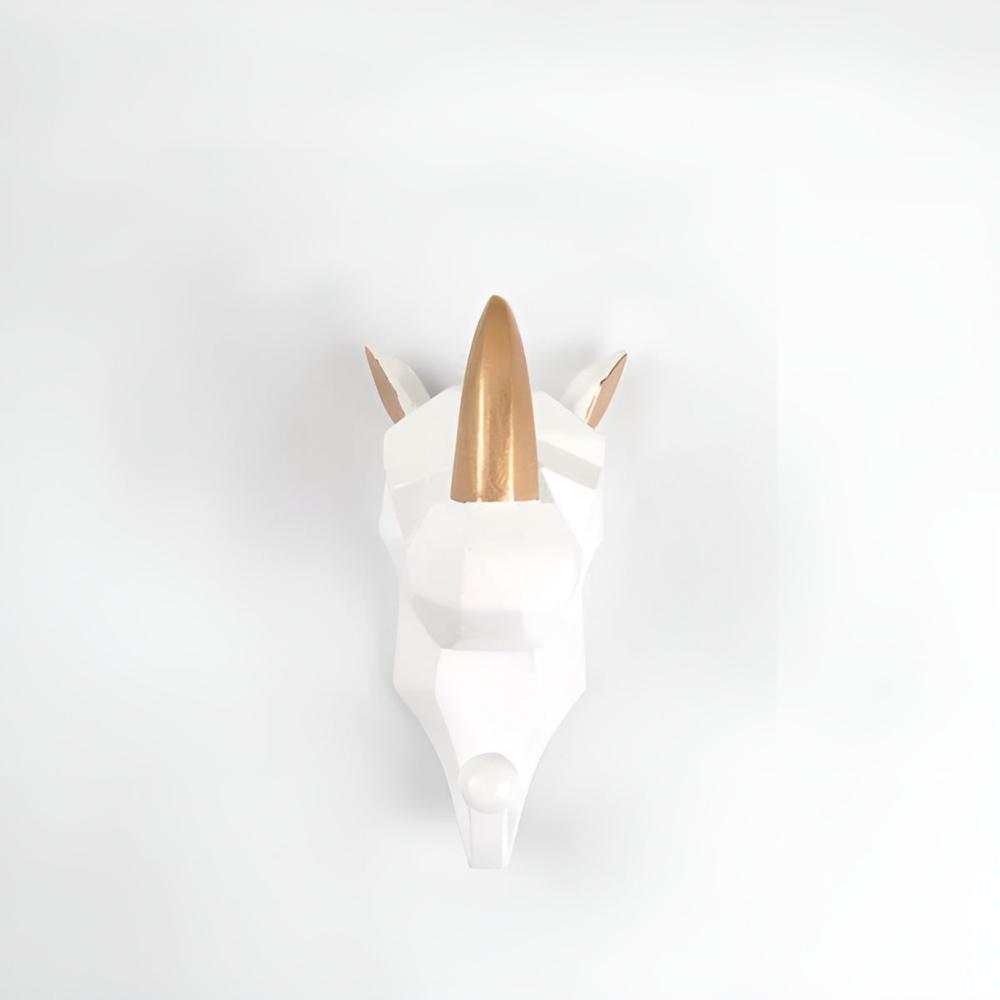 Sculptural Resin Animal Wall Hook (11 lb Capacity)