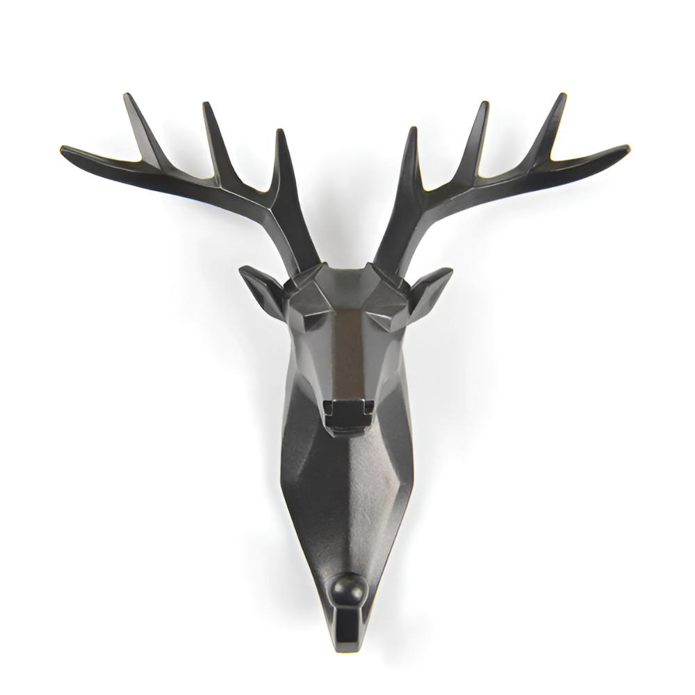 Sculptural Resin Animal Wall Hook (11 lb Capacity)