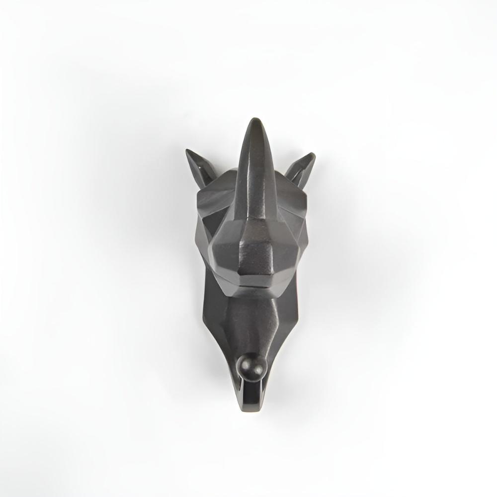 Sculptural Resin Animal Wall Hook (11 lb Capacity)