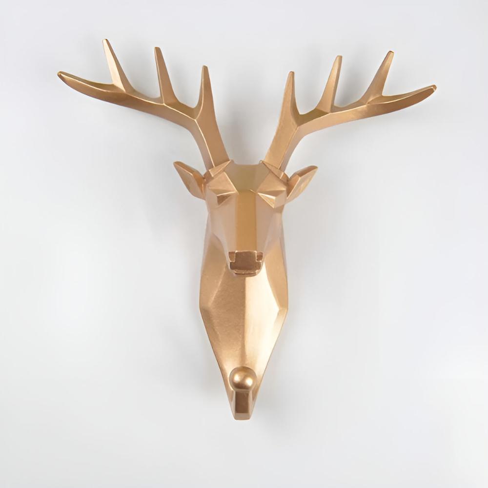 Sculptural Resin Animal Wall Hook (11 lb Capacity)