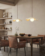 Sculptural Resin Glare-Free Pendant Light
