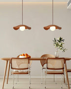 Sculptural Resin Glare-Free Pendant Light