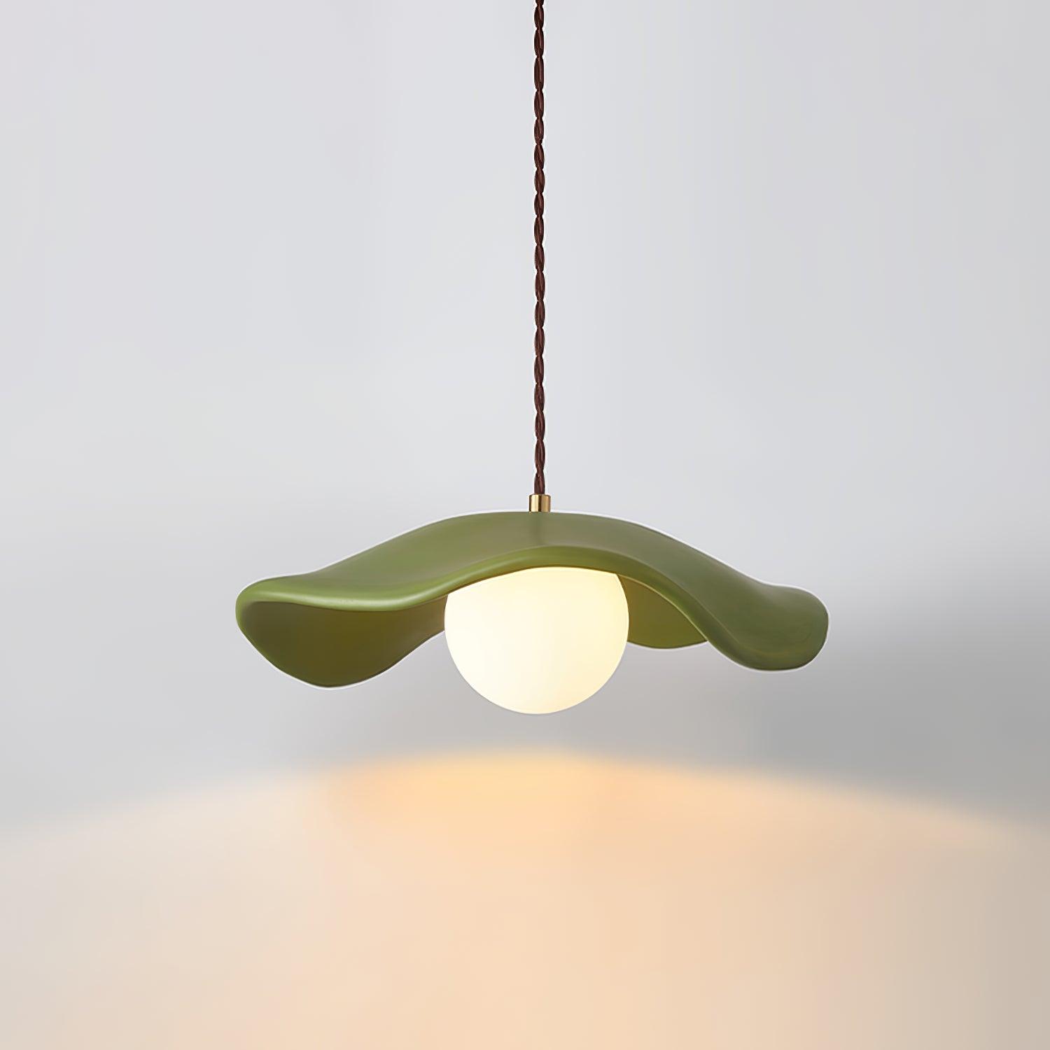 Sculptural Resin Glare-Free Pendant Light