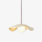Sculptural Resin Glare-Free Pendant Light