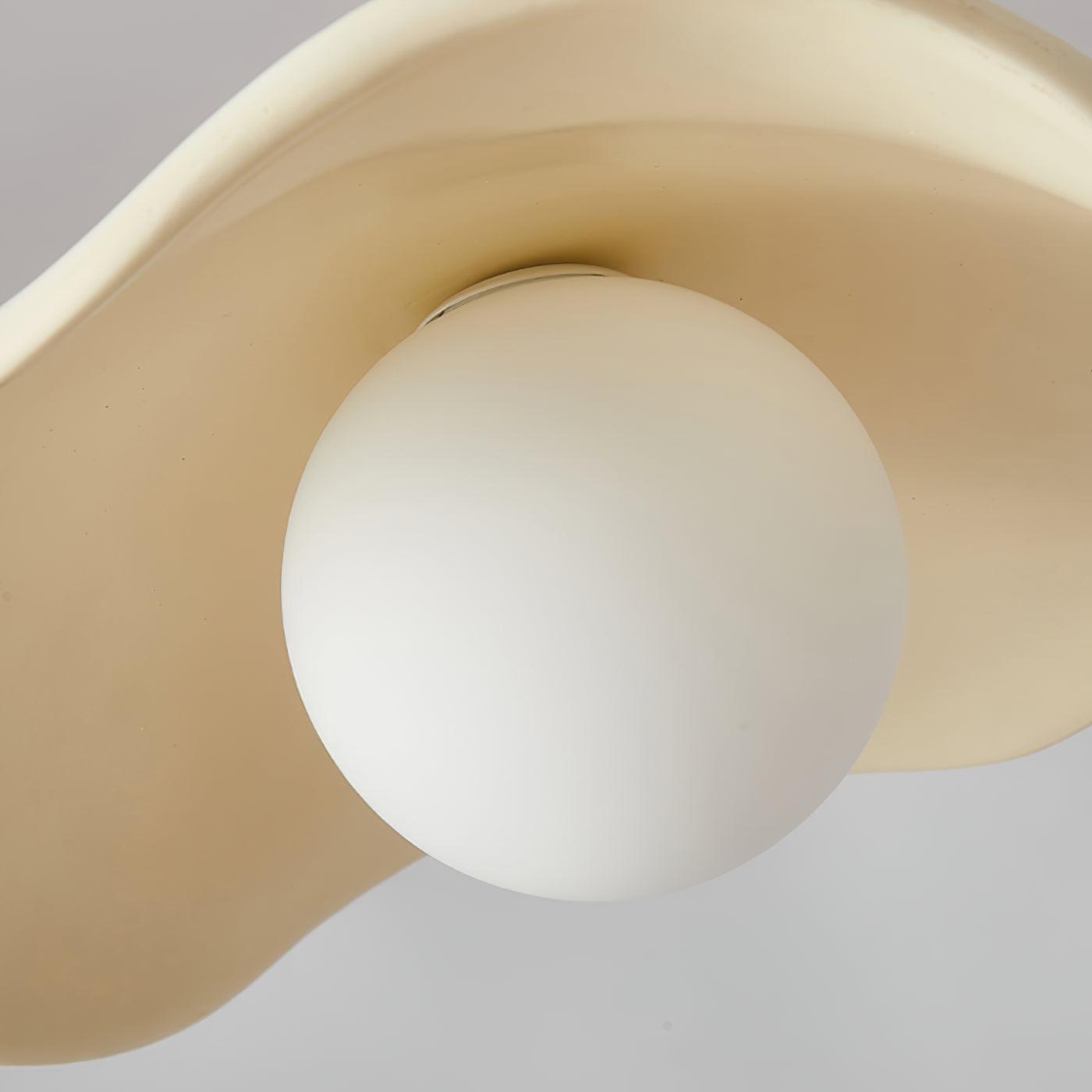 Sculptural Resin Glare-Free Pendant Light