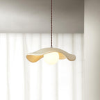 Sculptural Resin Glare-Free Pendant Light
