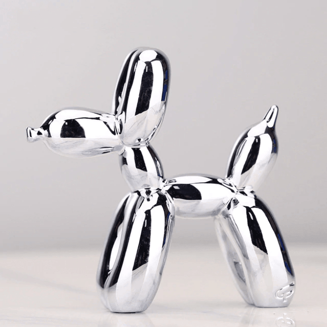 Sculpture Balloon Dog Electroplated Eco-Friendly Resin
