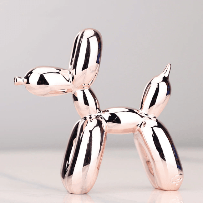Sculpture Balloon Dog Electroplated Eco-Friendly Resin