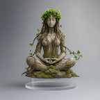 Sculpture Clear Acrylic Minimalist Meditation Decor