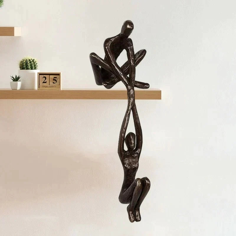 Sculpture Figurine Abstract Resin Love & Balance