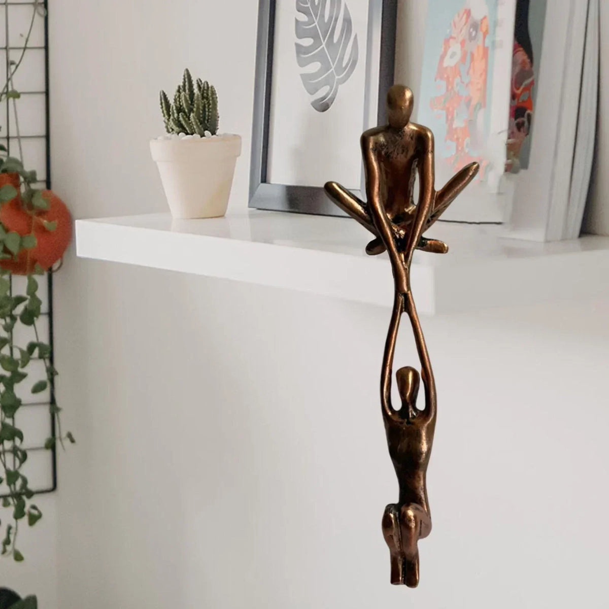 Sculpture Figurine Abstract Resin Love & Balance