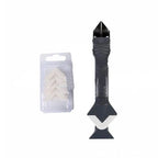 Sealant Scraper 3-in-1 Silicone Interchangeable Heads