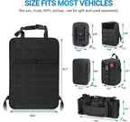 Seat Back Organizer Waterproof Nylon Molle Webbing Universal Fit