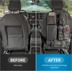 Seat Back Organizer Waterproof Nylon Molle Webbing Universal Fit