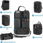 Seat Back Organizer Waterproof Nylon Molle Webbing Universal Fit