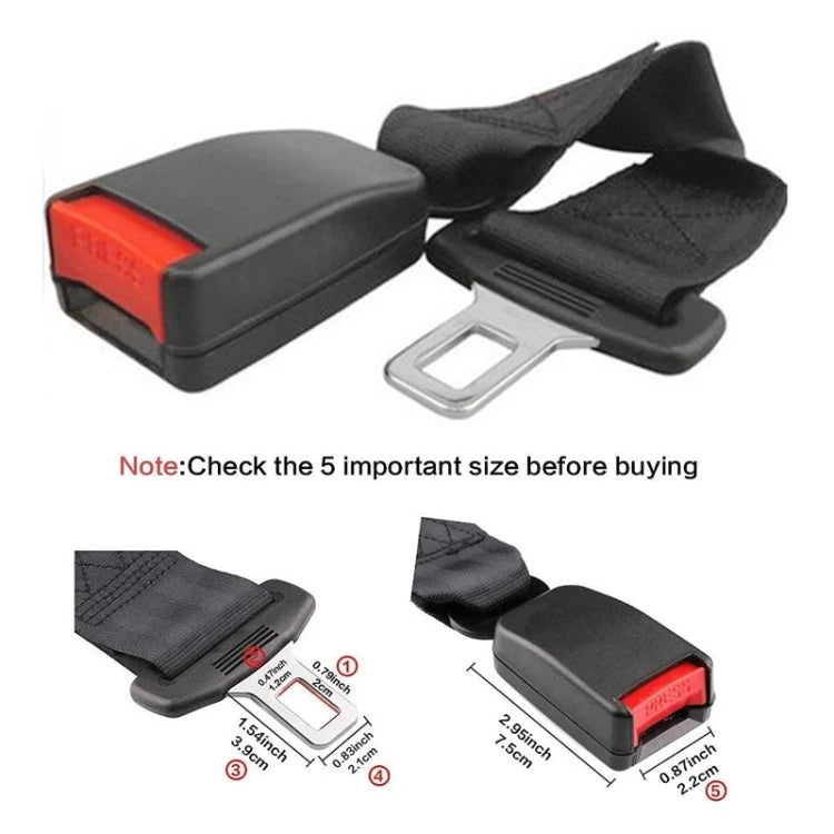 Seat Belt Extender Extra Length Tool-Free Install