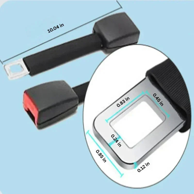 Seat Belt Extension 11-Inch Rigid Stem Toolless Click-In