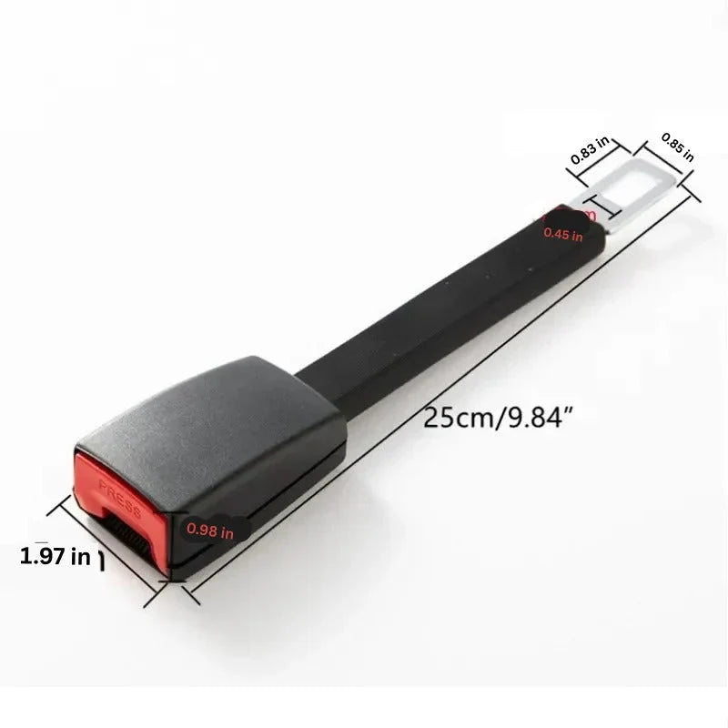 Seat Belt Extension 11-Inch Rigid Stem Toolless Click-In