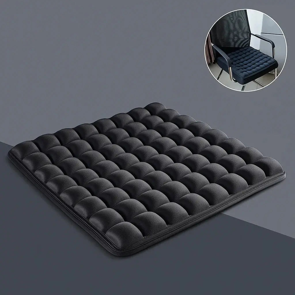 Seat Cushion 64 Air Chambers Adjustable Firmness