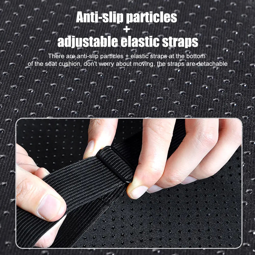 Seat Cushion 64 Air Chambers Adjustable Firmness