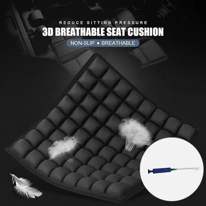 Seat Cushion 64-Chamber Pressure Relief & Adjustable Firmness