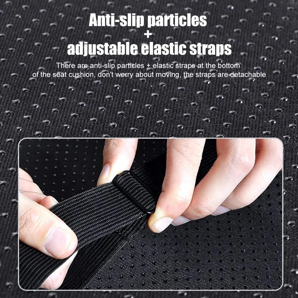 Seat Cushion 64-Chamber Pressure Relief & Adjustable Firmness