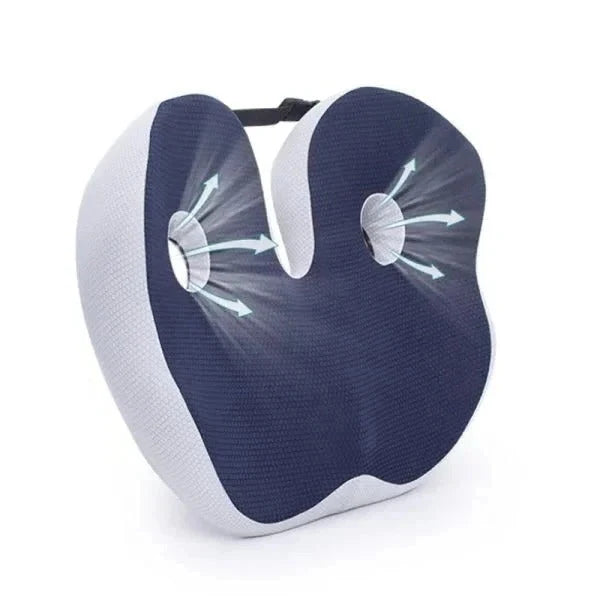 Seat Cushion Contoured Adjustable Support Washable Cover