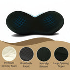 Seat Cushion Ergonomic Memory Foam Removable Cover