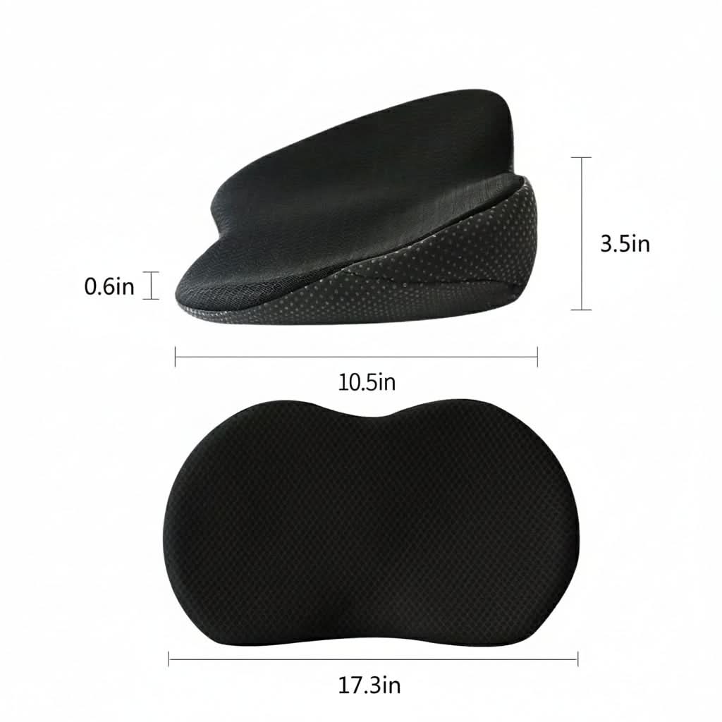 Seat Cushion Ergonomic Memory Foam Removable Cover