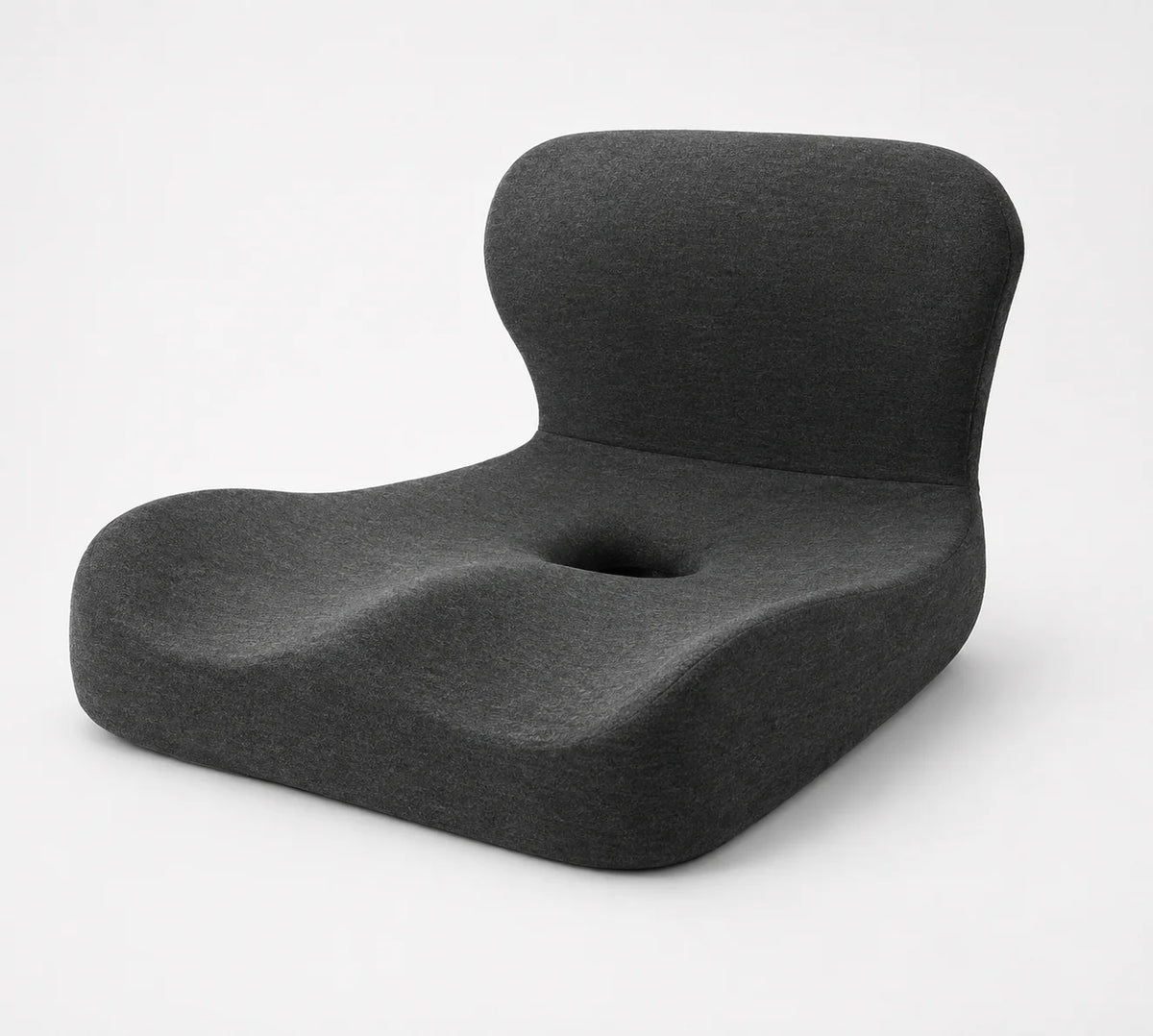 Seat Cushion L-Shape Memory Foam & Breathable Cover