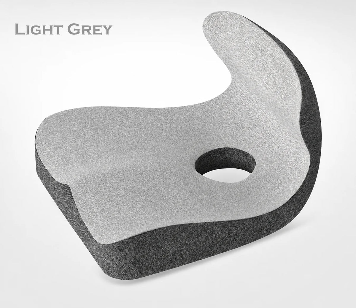 Seat Cushion L-Shape Memory Foam & Breathable Cover